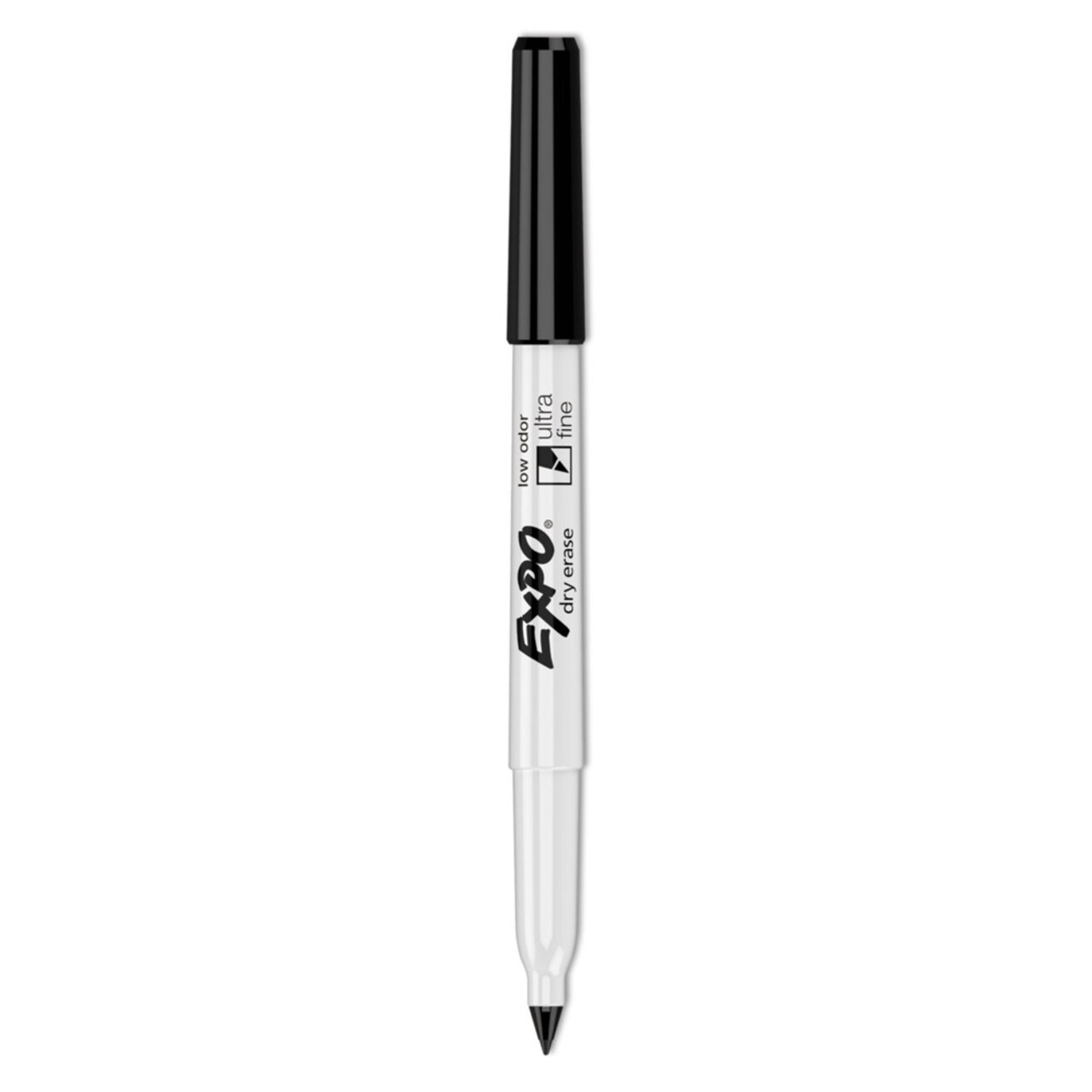 EXPO Low-Odor Extra-Fine Tip Dry Erase Marker Office Value Pack - Black (36/Pack)